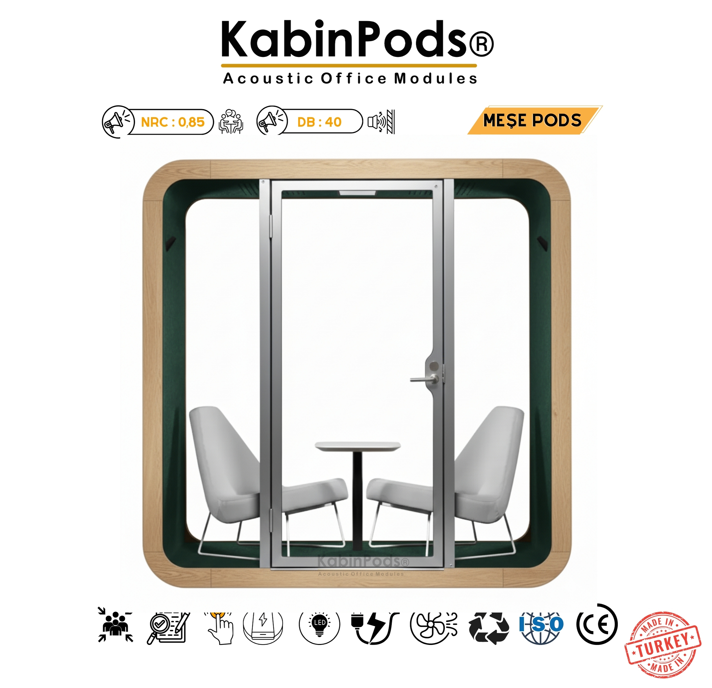 Sessiz Kabin - Toplantı Kabini Ürün Görseli